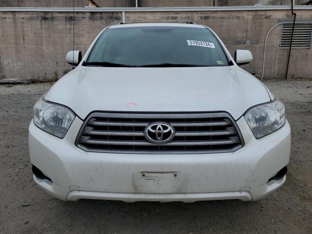 5TDBK3EH7AS005956 - 2010 TOYOTA HIGHLANDER WHITE photo 5