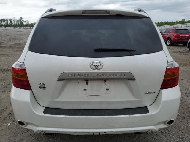 5TDBK3EH7AS005956 - 2010 TOYOTA HIGHLANDER WHITE photo 6