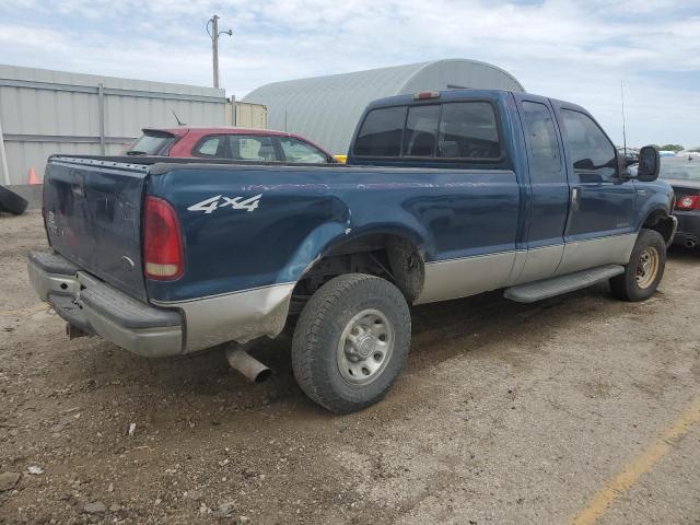 1FTNX21F1YEA63106 - 2000 FORD F250 SUPER DUTY BLUE photo 3