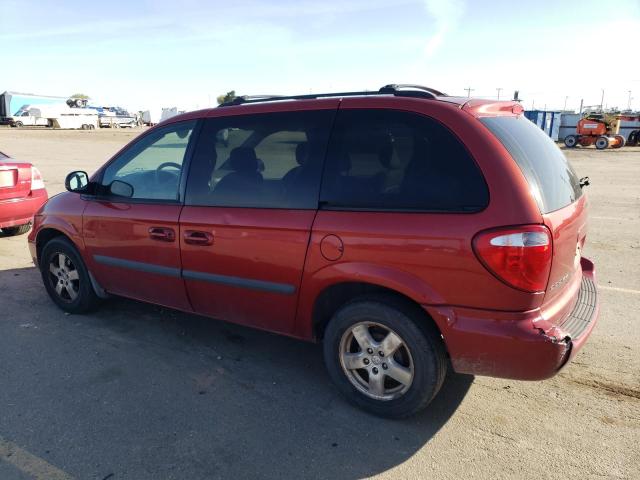 1D4GP45R47B143706 - 2007 DODGE CARAVAN SXT RED photo 2