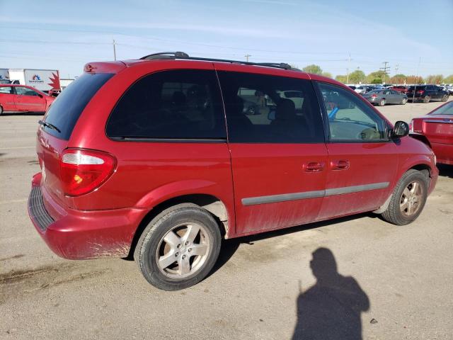 1D4GP45R47B143706 - 2007 DODGE CARAVAN SXT RED photo 3