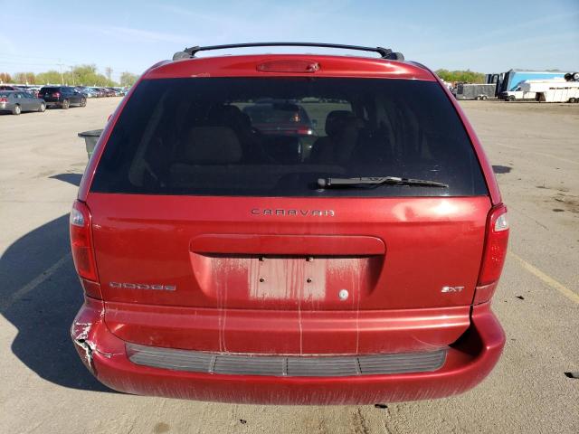 1D4GP45R47B143706 - 2007 DODGE CARAVAN SXT RED photo 6