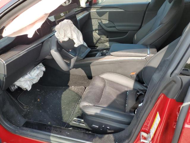 5YJSA1E52NF491910 - 2022 TESLA MODEL S Կարմիր լուսանկար 7