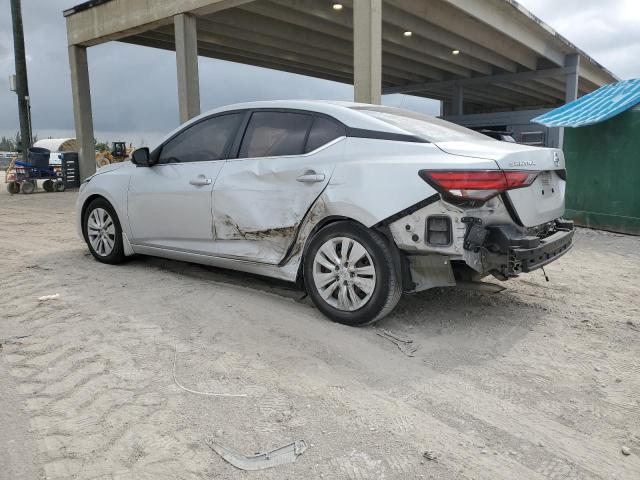 3N1AB8BV3LY222857 - 2020 NISSAN SENTRA S SILVER photo 2