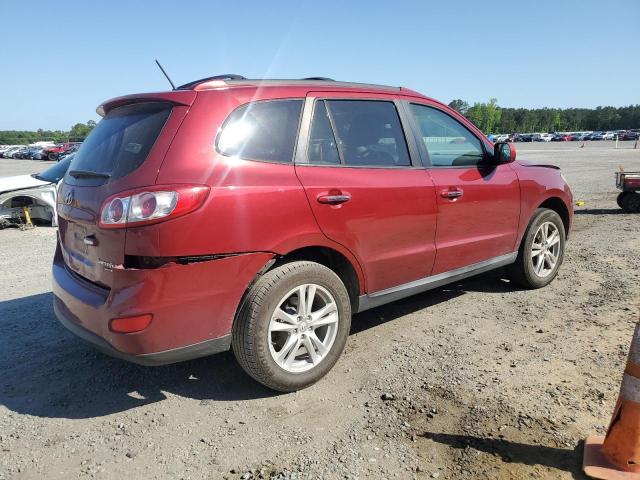 5XYZKDAG6BG066425 - 2011 HYUNDAI SANTA FE LIMITED BURGUNDY photo 3