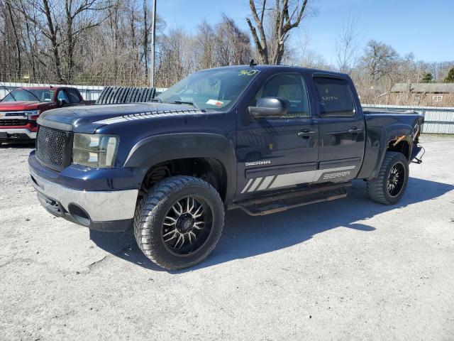 3GTP2VE3XBG138068 - 2011 GMC SIERRA K1500 SLE BLUE photo 1