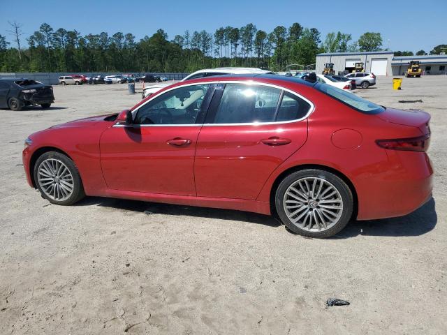 ZARFAECN7H7553779 - 2017 ALFA ROMEO GIULIA TI წითელი ფოტო 2