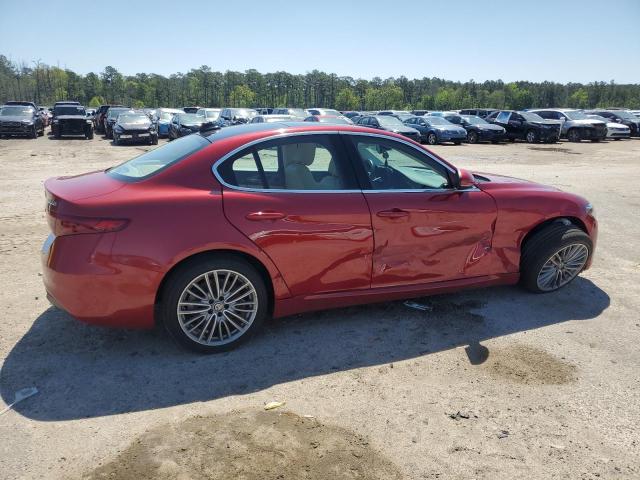 ZARFAECN7H7553779 - 2017 ALFA ROMEO GIULIA TI წითელი ფოტო 3