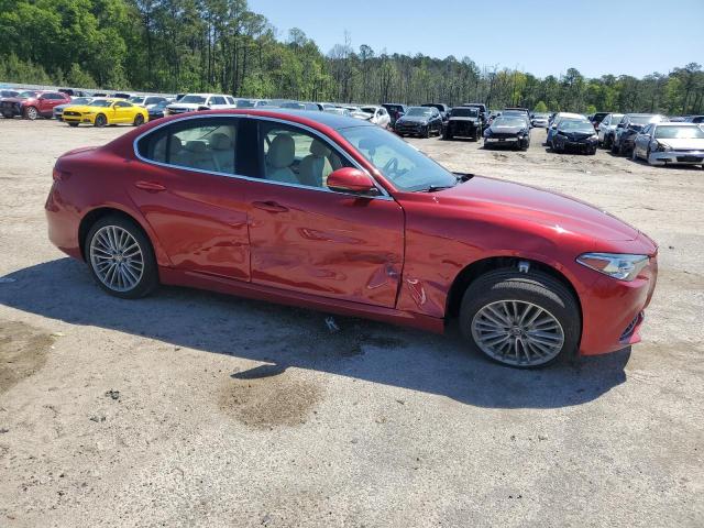 ZARFAECN7H7553779 - 2017 ALFA ROMEO GIULIA TI წითელი ფოტო 4