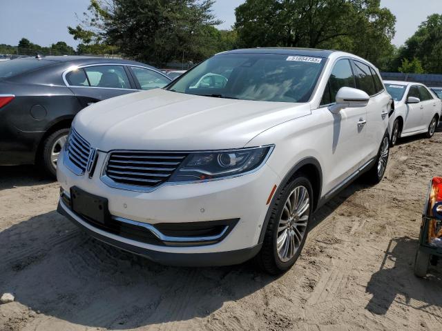 2LMTJ8LR7GBL26745 - 2016 LINCOLN MKX RESERVE Սպիտակ լուսանկար 1