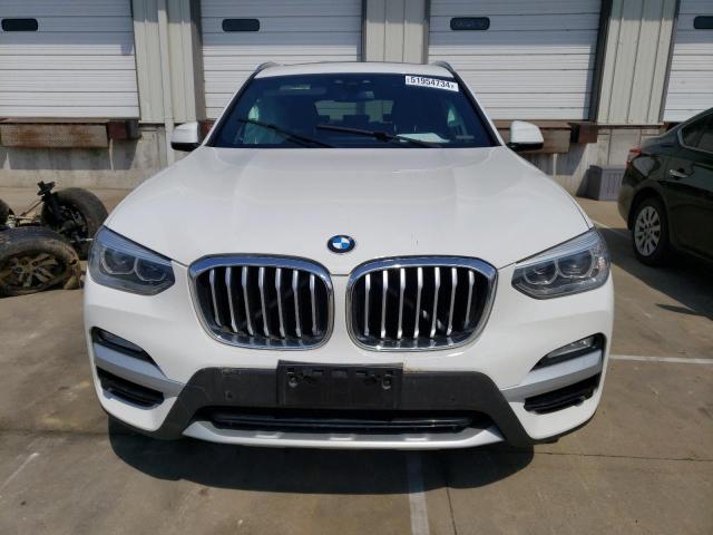 5UXTR9C55KLP94430 - 2019 BMW X3 XDRIVE30I WHITE photo 5