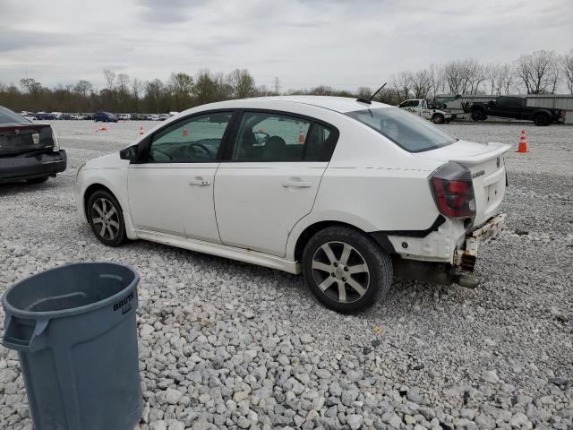 3N1AB6AP7CL642951 - 2012 NISSAN SENTRA 2.0 WHITE photo 2