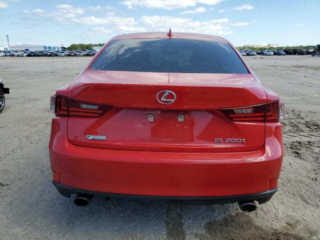 JTHBA1D28G5008835 - 2016 LEXUS IS 200T RED photo 6