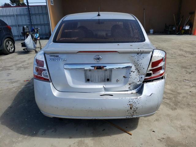 3N1AB6AP7CL758442 - 2012 NISSAN SENTRA 2.0 SILVER photo 6