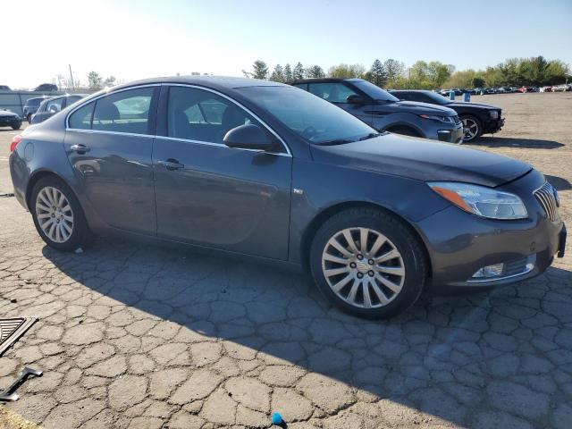 W04GP5EC1B1117880 - 2011 BUICK REGAL CXL GRAY photo 4