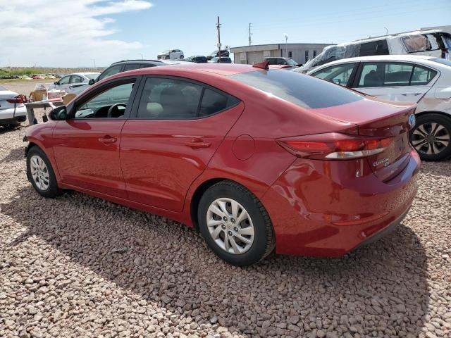 KMHD74LF0HU399108 - 2017 HYUNDAI ELANTRA SE RED photo 2