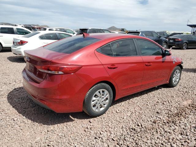 KMHD74LF0HU399108 - 2017 HYUNDAI ELANTRA SE RED photo 3