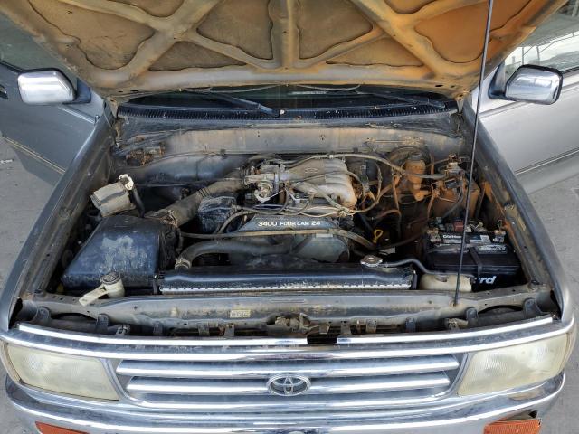 JT4TN14D4V0031521 - 1997 TOYOTA T100 XTRACAB SR5 SILVER photo 11