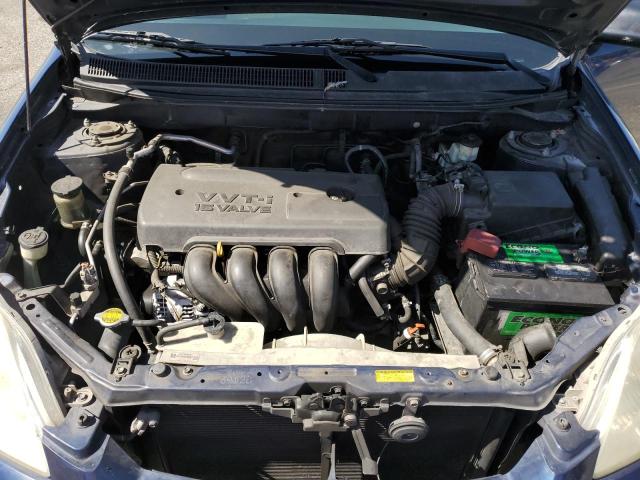 2T1KR32E38C707068 - 2008 TOYOTA COROLLA MA XR BLUE photo 11