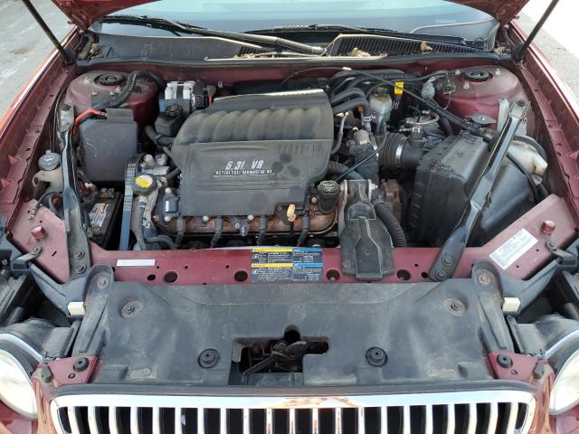 2G4WN58CX81145419 - 2008 BUICK LACROSSE SUPER SERIES RED photo 11