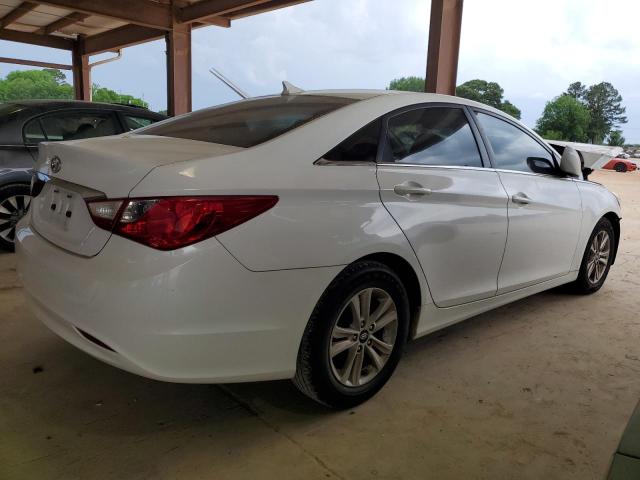 5NPEB4AC1BH189702 - 2011 HYUNDAI SONATA SE GLS WHITE photo 3