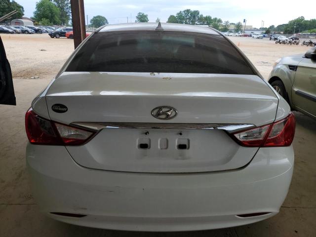 5NPEB4AC1BH189702 - 2011 HYUNDAI SONATA SE GLS WHITE photo 6