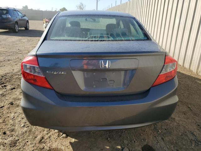 19XFB2F50CE380049 - 2012 HONDA CIVIC LX CHARCOAL photo 6