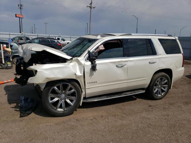 1GNSKCKC0FR613064 - 2015 CHEVROLET TAHOE K1500 LTZ WHITE photo 1