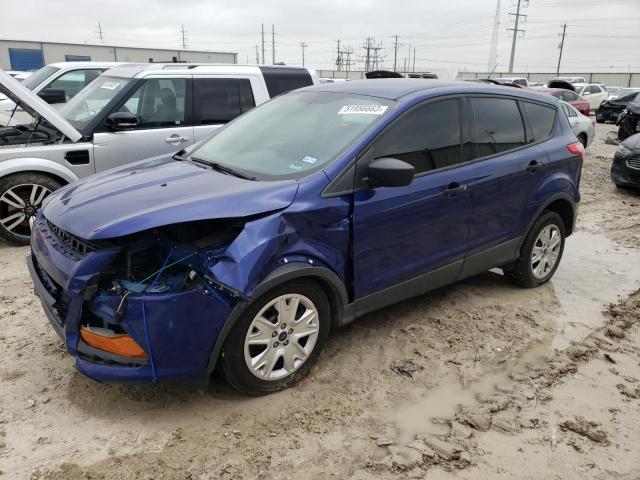 1FMCU0F70DUA40191 - 2013 FORD ESCAPE S BLUE photo 1