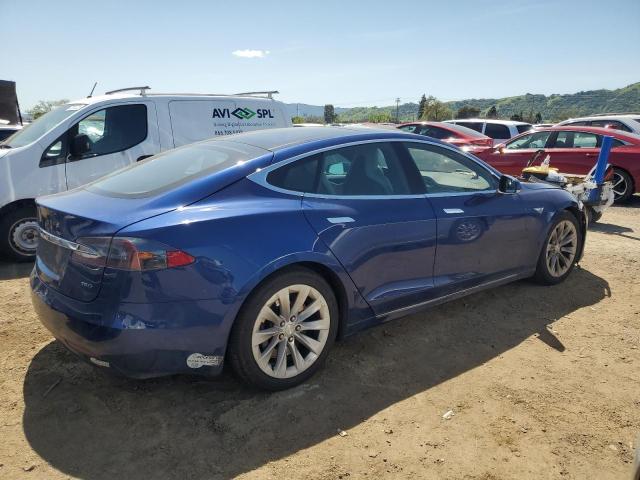 5YJSA1E28GF147913 - 2016 TESLA MODEL S 蓝色 照片 3