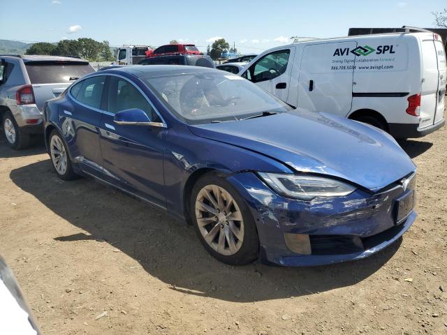 5YJSA1E28GF147913 - 2016 TESLA MODEL S 蓝色 照片 4