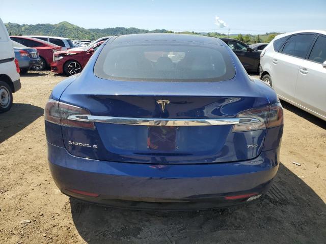 5YJSA1E28GF147913 - 2016 TESLA MODEL S 蓝色 照片 6