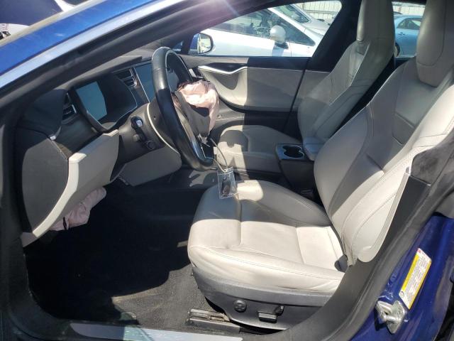 5YJSA1E28GF147913 - 2016 TESLA MODEL S 蓝色 照片 7