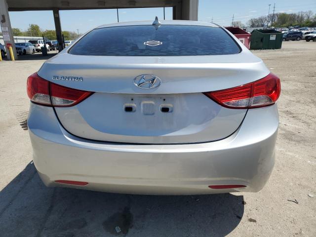 5NPDH4AE6DH357140 - 2013 HYUNDAI ELANTRA GLS SILVER photo 6