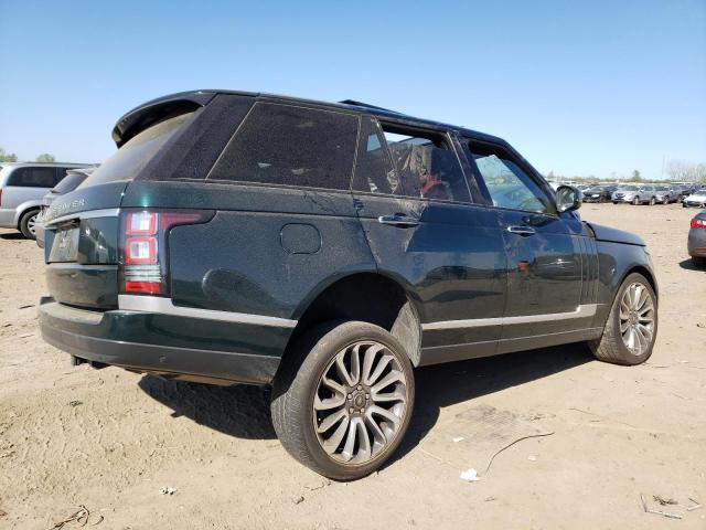 SALGV2FE1HA378406 - 2017 LAND ROVER RANGE ROVE AUTOBIOGRAPHY GREEN photo 3