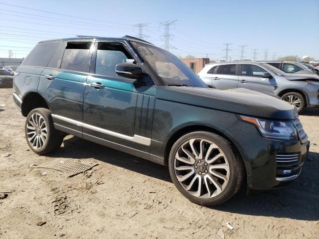 SALGV2FE1HA378406 - 2017 LAND ROVER RANGE ROVE AUTOBIOGRAPHY GREEN photo 4