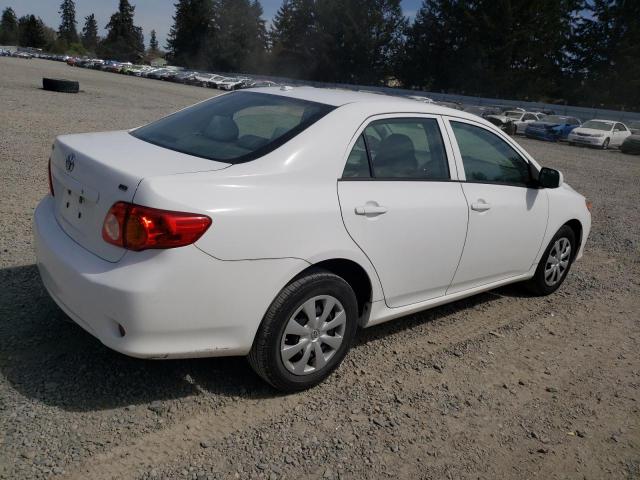 1NXBU4EEXAZ294201 - 2010 TOYOTA COROLLA BASE WHITE photo 3