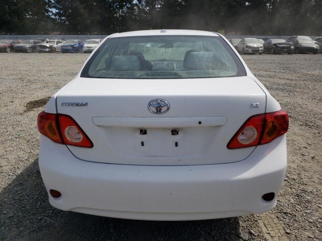 1NXBU4EEXAZ294201 - 2010 TOYOTA COROLLA BASE WHITE photo 6