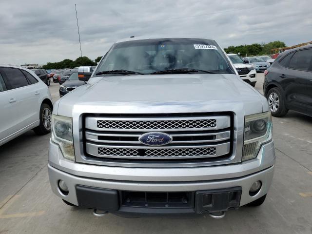 1FTFW1ET0EFA61693 - 2014 FORD F150 SUPERCREW SILVER photo 5