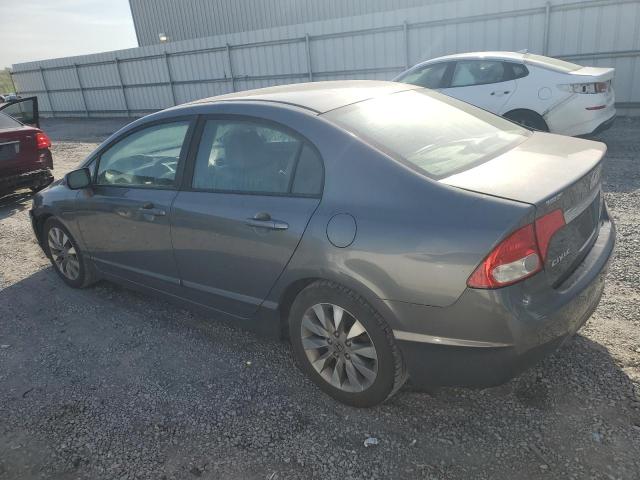 19XFA1F9XAE030263 - 2010 HONDA CIVIC EXL GRAY photo 2