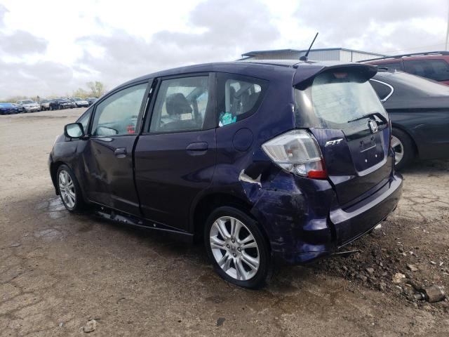 JHMGE8H44AC016948 - 2010 HONDA FIT SPORT PURPLE photo 2