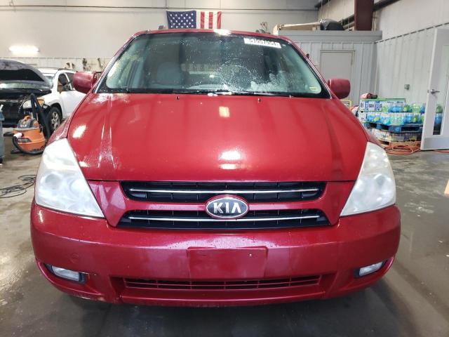 KNDMB233666062117 - 2006 KIA SEDONA EX RED photo 5