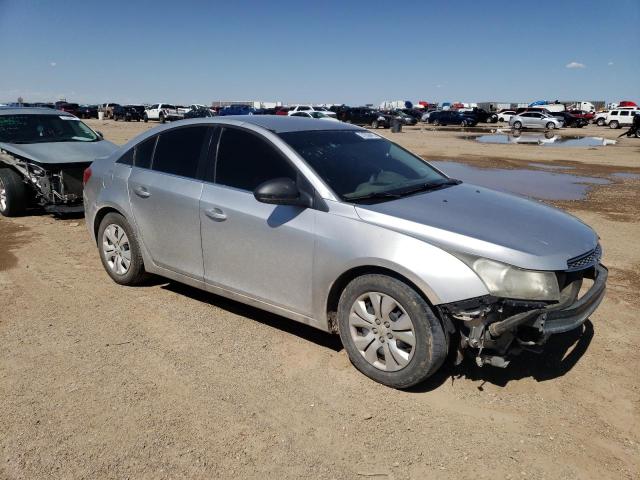 1G1PC5SH9C7397637 - 2012 CHEVROLET CRUZE LS SILVER photo 4