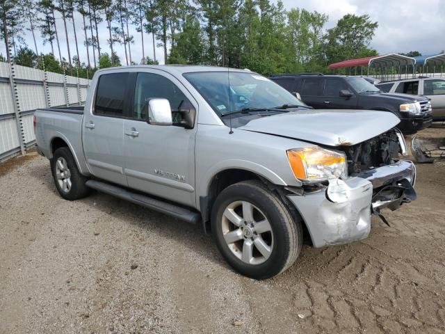 1N6AA0EC0CN316412 - 2012 NISSAN TITAN S SILVER photo 4