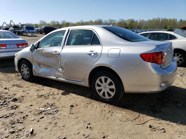 1NXBU4EE7AZ214465 - 2010 TOYOTA COROLLA BASE SILVER photo 2