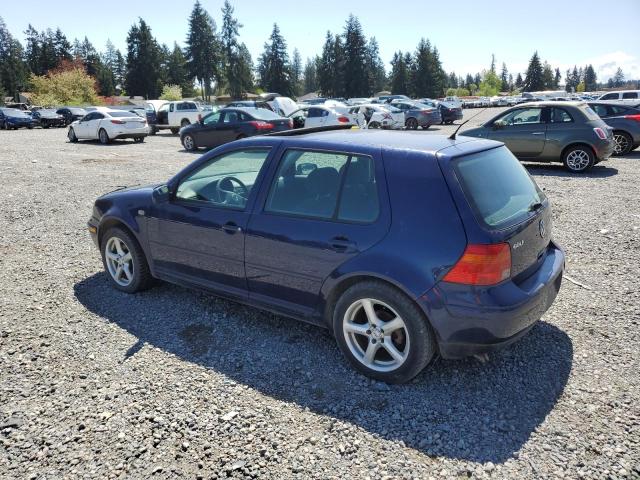 9BWGP61J724064963 - 2002 VOLKSWAGEN GOLF GLS TDI BLUE photo 2