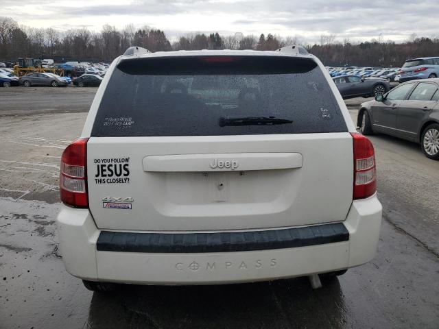 1J8FF47W88D588737 - 2008 JEEP COMPASS SPORT WHITE photo 6