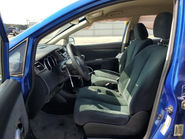 3N1BC1CP2CK274010 - 2012 NISSAN VERSA S BLUE photo 7