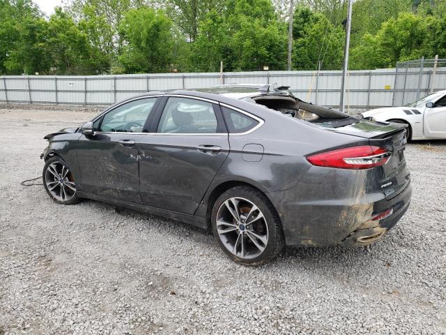 3FA6P0D99LR115155 - 2020 FORD FUSION TITANIUM GRAY photo 2