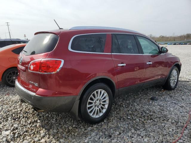 5GALVBED1AJ192354 - 2010 BUICK ENCLAVE CXL RED photo 3